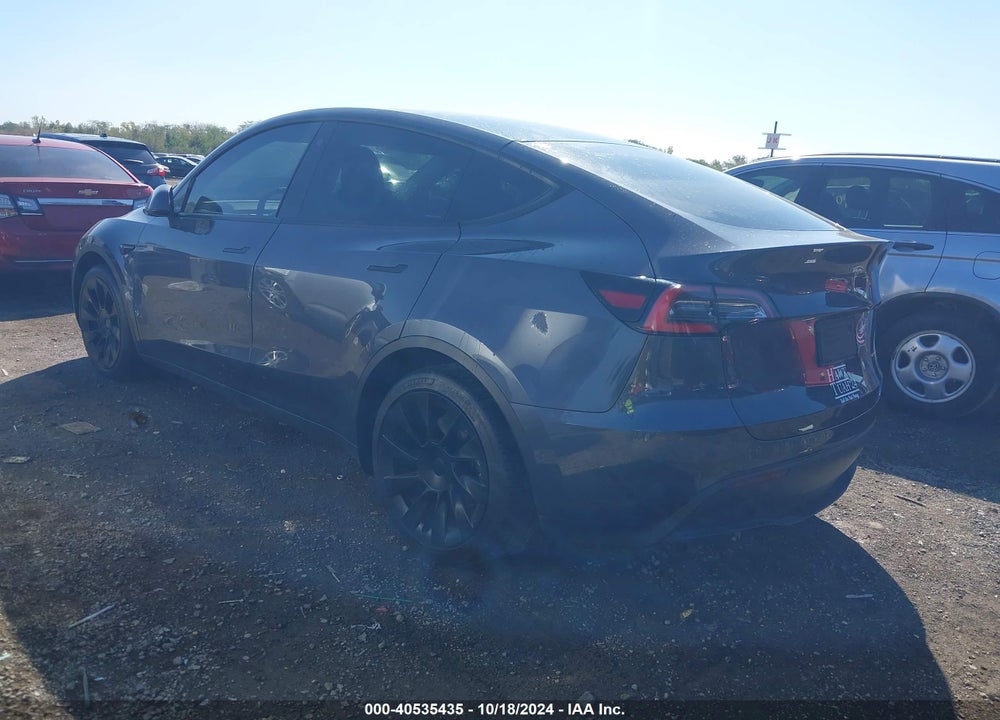 2021 TESLA MODEL Y LONG RANGE DUAL MOTOR ALL-WHEEL DRIVE VIN: 5YJYGDEE5MF108325