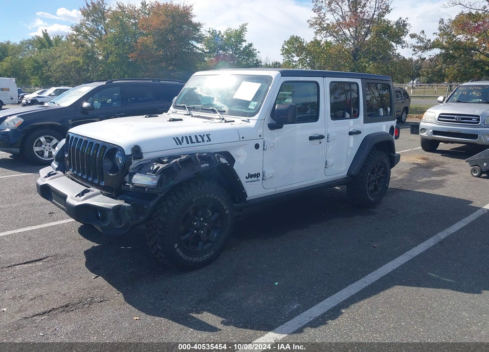 2020 JEEP WRANGLER UNLIMITED WILLYS 4X4 VIN: 1C4HJXDN8LW170364