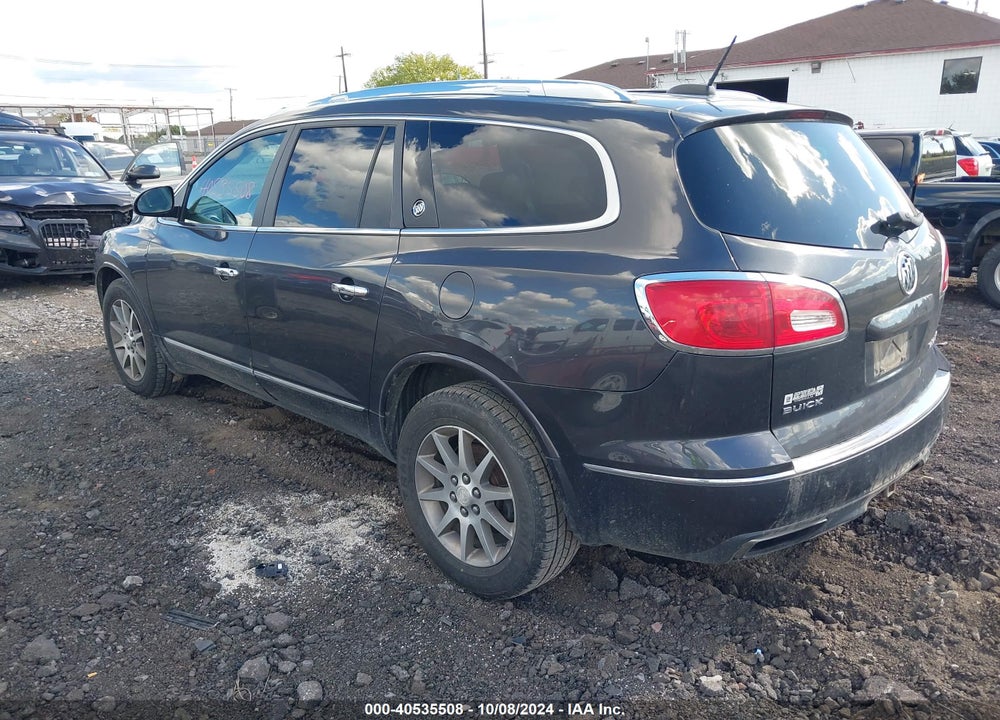 2016 BUICK ENCLAVE LEATHER VIN: 5GAKVBKD9GJ186956
