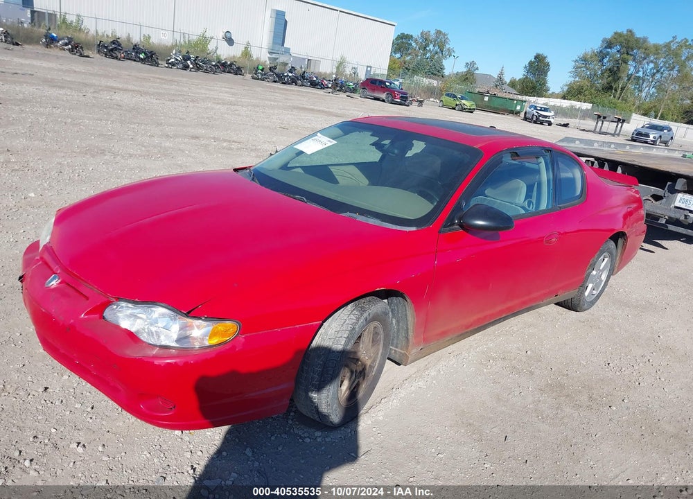2005 CHEVROLET MONTE CARLO LS VIN: 2G1WW12E359121960