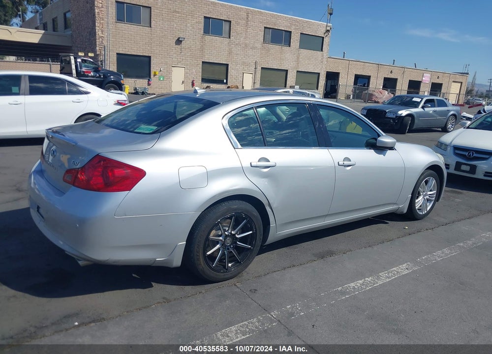 2011 INFINITI G37 JOURNEY VIN: JN1CV6AP7BM500748