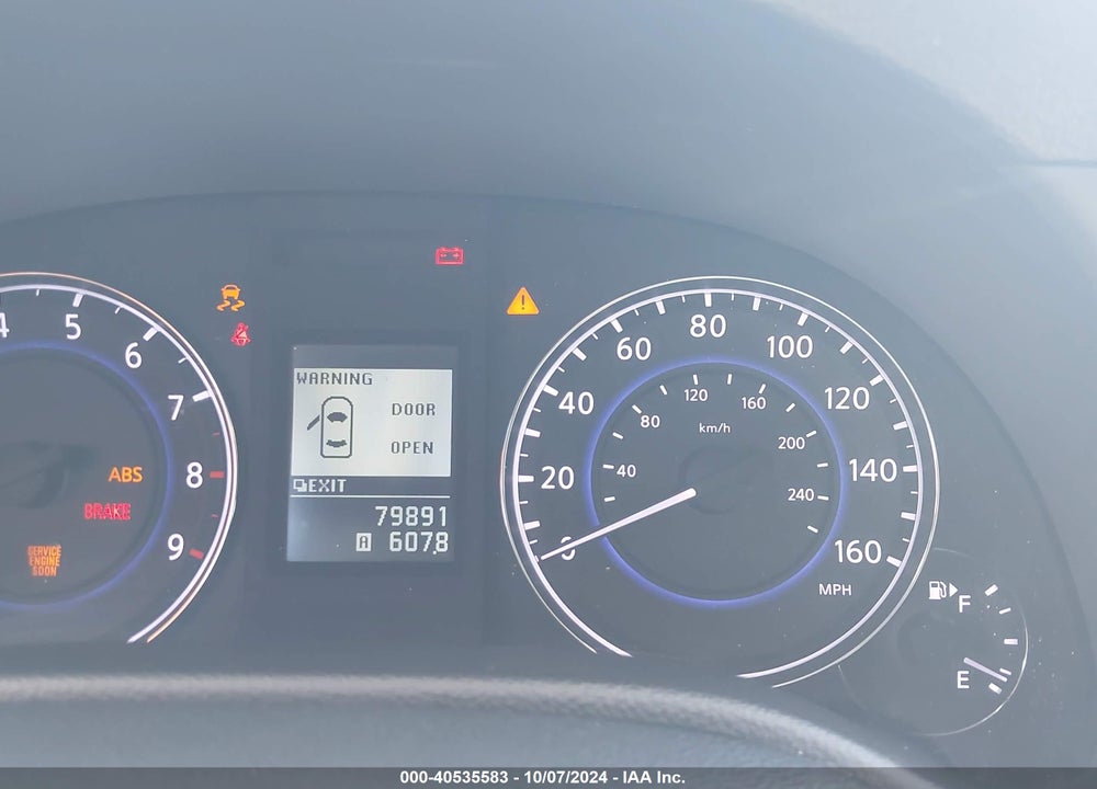 2011 INFINITI G37 JOURNEY VIN: JN1CV6AP7BM500748