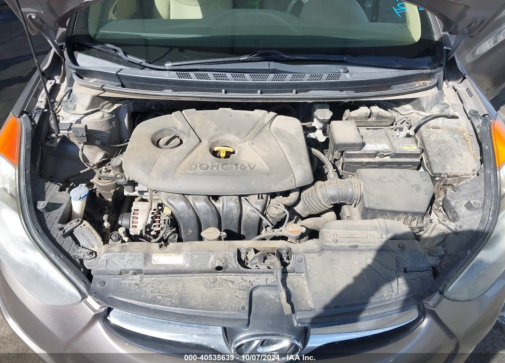 2012 HYUNDAI ELANTRA GLS VIN: 5NPDH4AE1CH139380