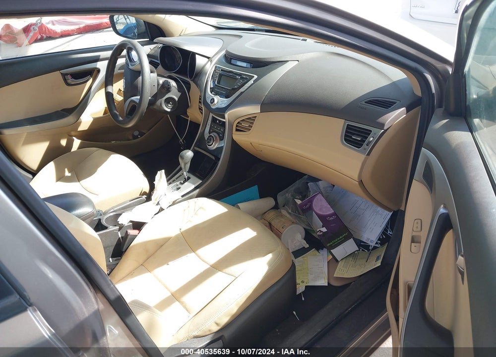 2012 HYUNDAI ELANTRA GLS VIN: 5NPDH4AE1CH139380