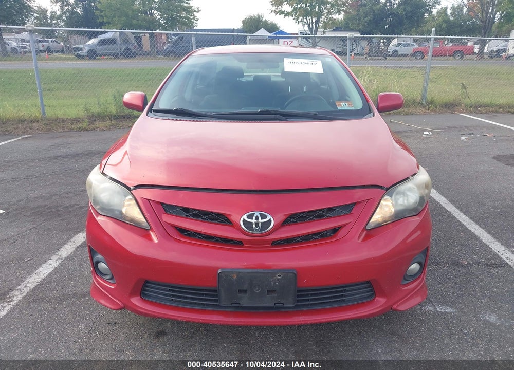 2011 TOYOTA COROLLA S VIN: 2T1BU4EE8BC582740