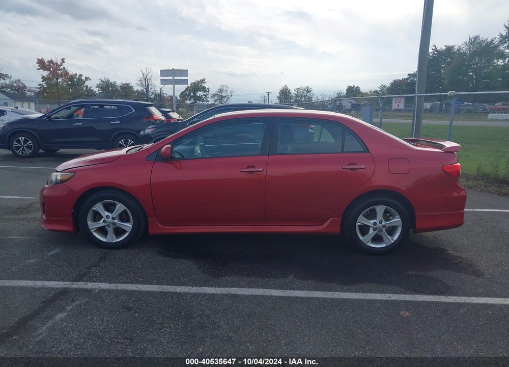 2011 TOYOTA COROLLA S VIN: 2T1BU4EE8BC582740