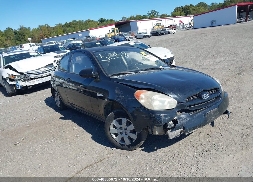 2008 HYUNDAI ACCENT GS VIN: KMHCM36C78U065058