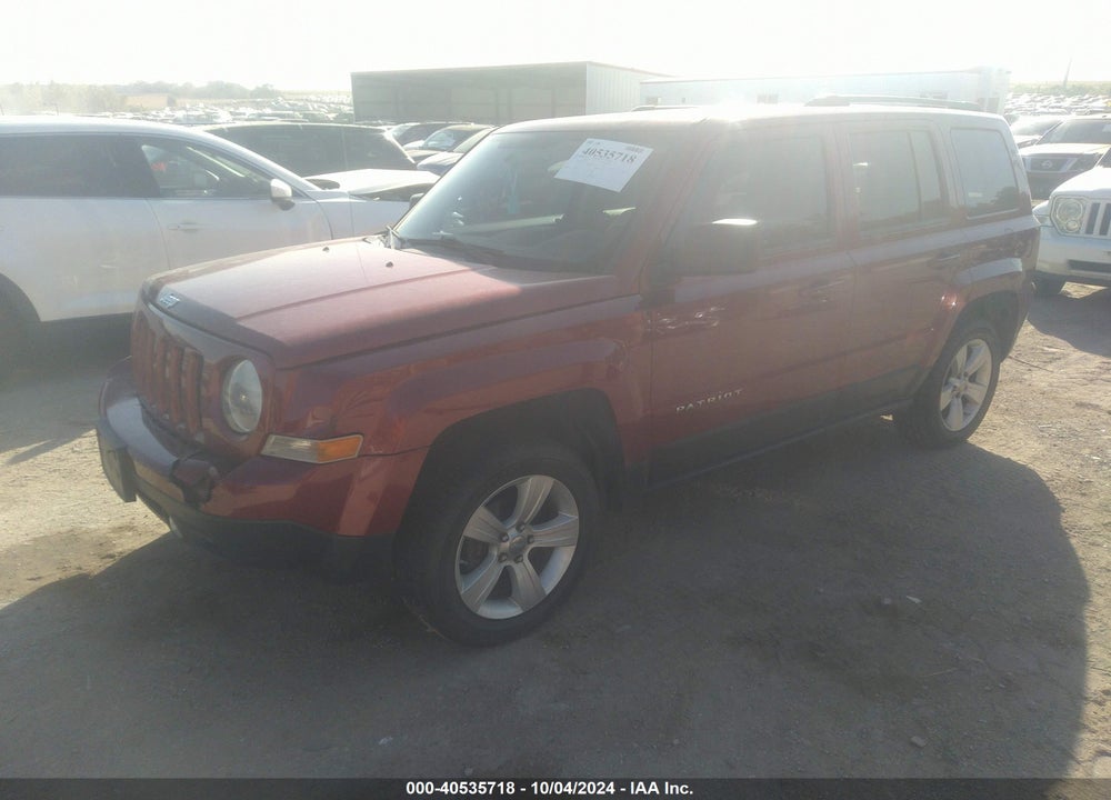 2012 JEEP PATRIOT LATITUDE VIN: 1C4NJRFB3CD578333