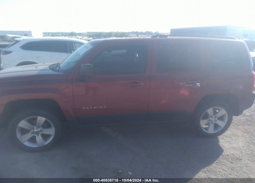 2012 JEEP PATRIOT LATITUDE VIN: 1C4NJRFB3CD578333