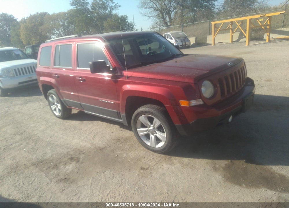 2012 JEEP PATRIOT LATITUDE VIN: 1C4NJRFB3CD578333