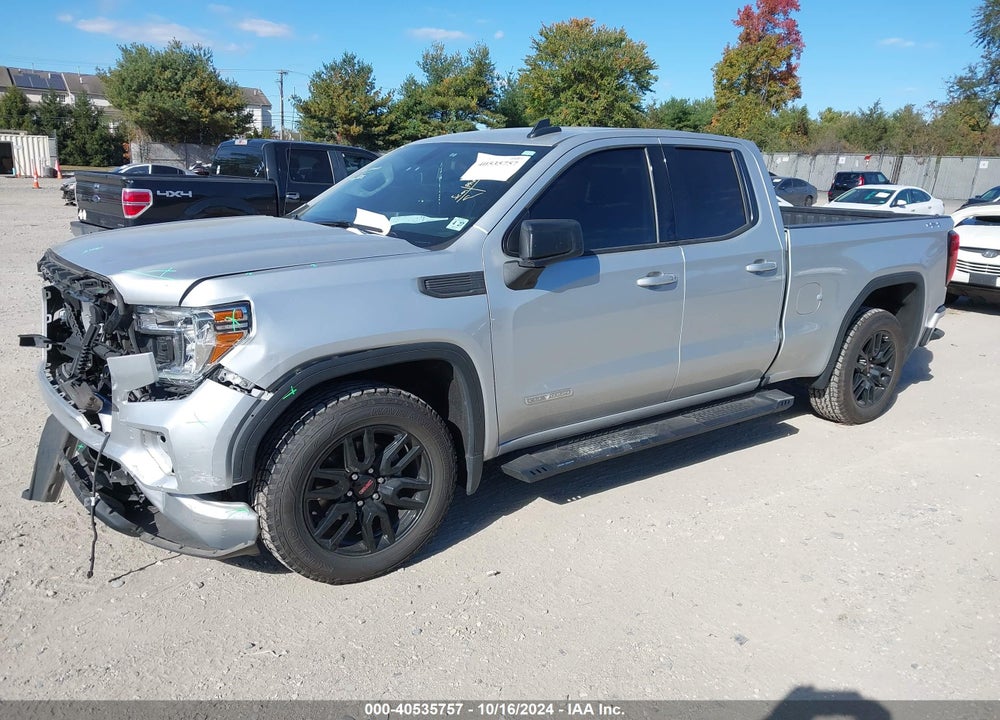 2022 GMC SIERRA 1500 LIMITED 4WD  STANDARD BOX ELEVATION WITH 3VL VIN: 1GTR9GEKXNZ230907
