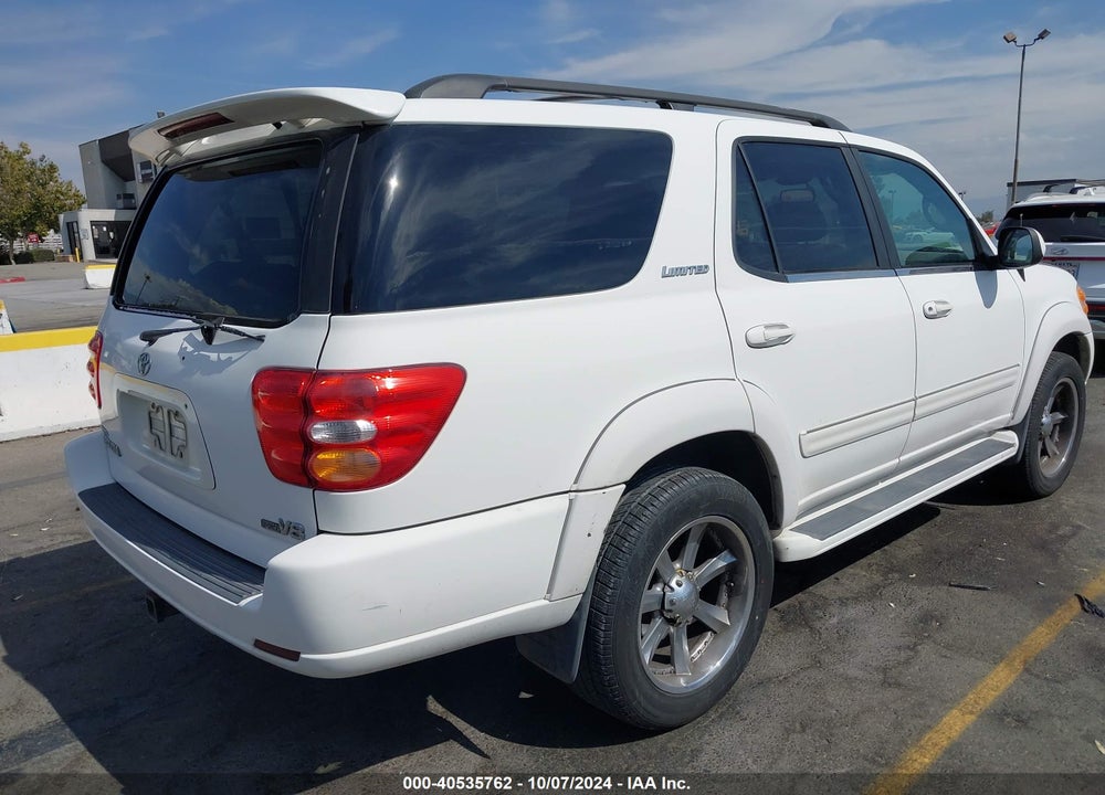 2003 TOYOTA SEQUOIA LIMITED V8 VIN: 5TDZT38A83S139808