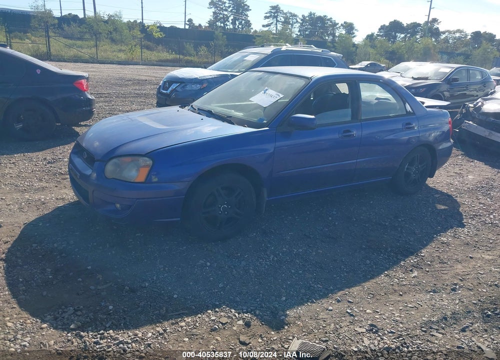 2004 SUBARU IMPREZA 2.5RS VIN: JF1GD67514G501280