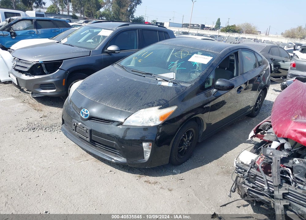 2015 TOYOTA PRIUS TWO VIN: JTDKN3DU5F0459994