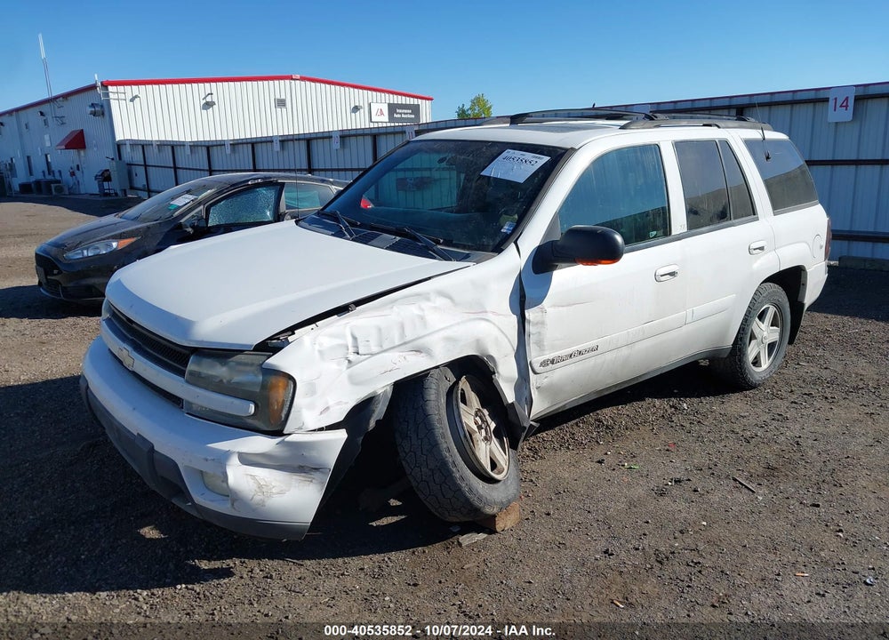 2002 CHEVROLET TRAILBLAZER LTZ VIN: 1GNDT13S122244296