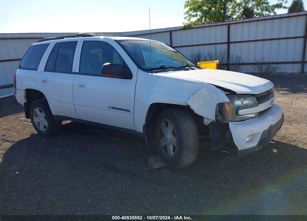 2002 CHEVROLET TRAILBLAZER LTZ VIN: 1GNDT13S122244296