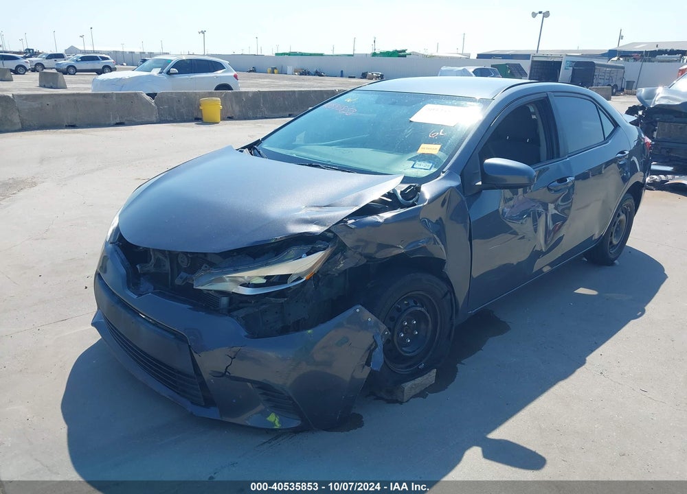 2016 TOYOTA COROLLA L VIN: 5YFBURHE6GP502836