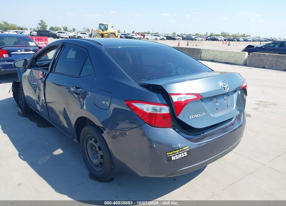 2016 TOYOTA COROLLA L VIN: 5YFBURHE6GP502836