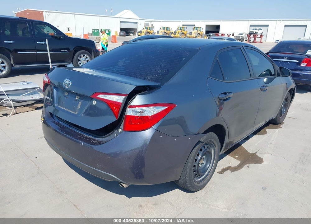 2016 TOYOTA COROLLA L VIN: 5YFBURHE6GP502836