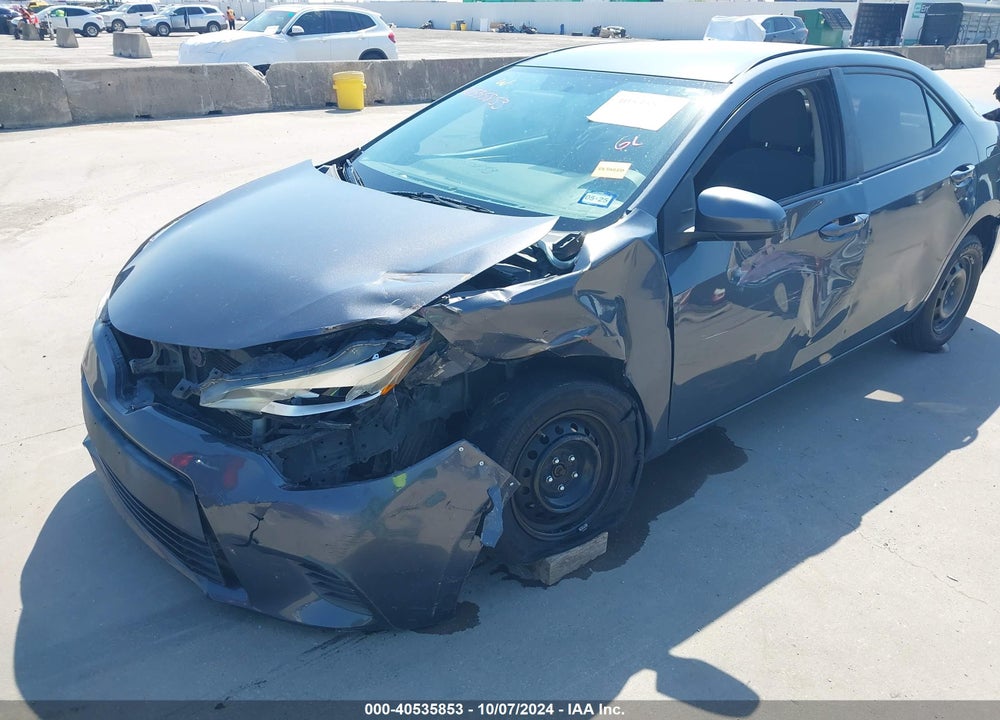 2016 TOYOTA COROLLA L VIN: 5YFBURHE6GP502836
