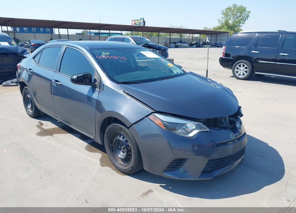 2016 TOYOTA COROLLA L VIN: 5YFBURHE6GP502836