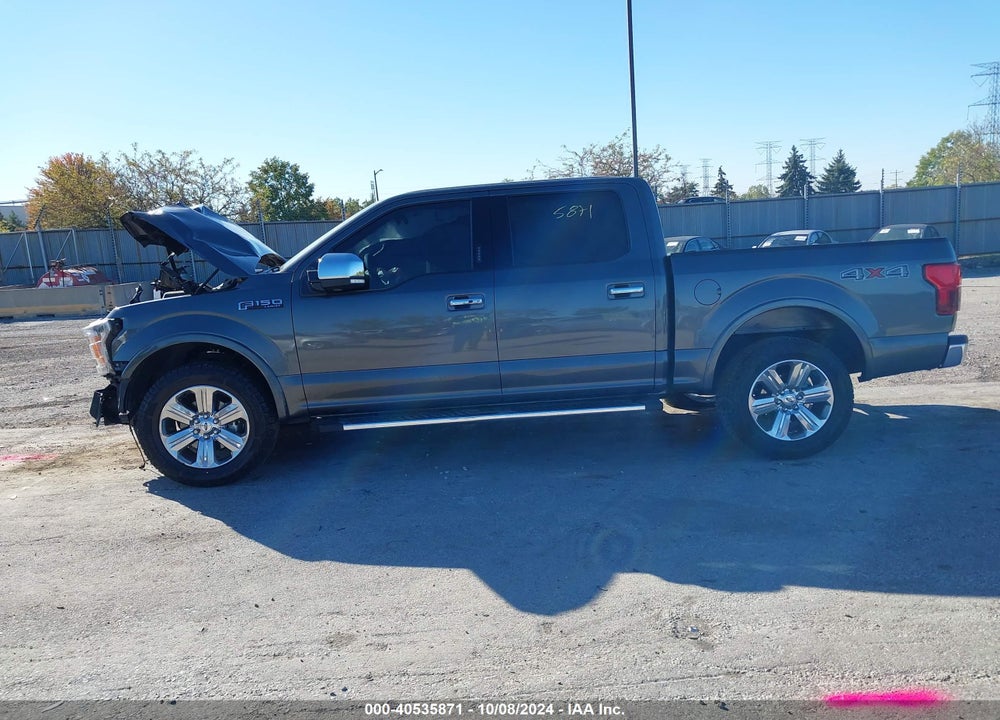 2019 FORD F-150 LARIAT VIN: 1FTEW1E58KFB60111