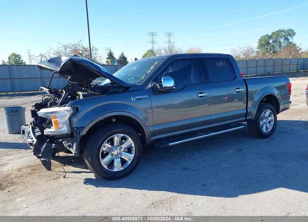 2019 FORD F-150 LARIAT VIN: 1FTEW1E58KFB60111
