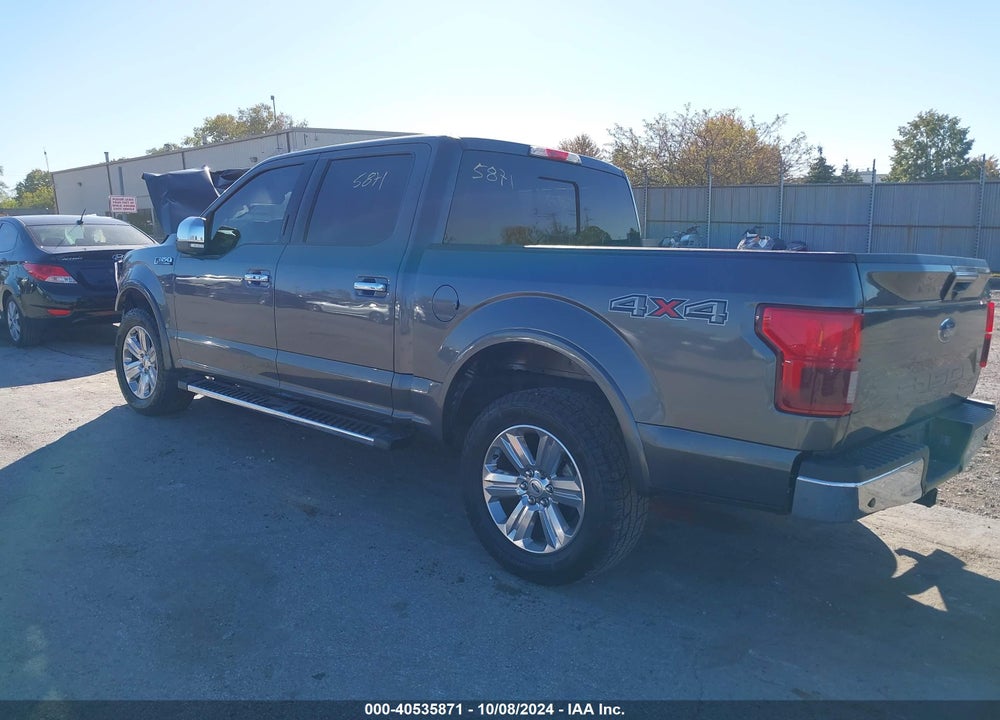 2019 FORD F-150 LARIAT VIN: 1FTEW1E58KFB60111