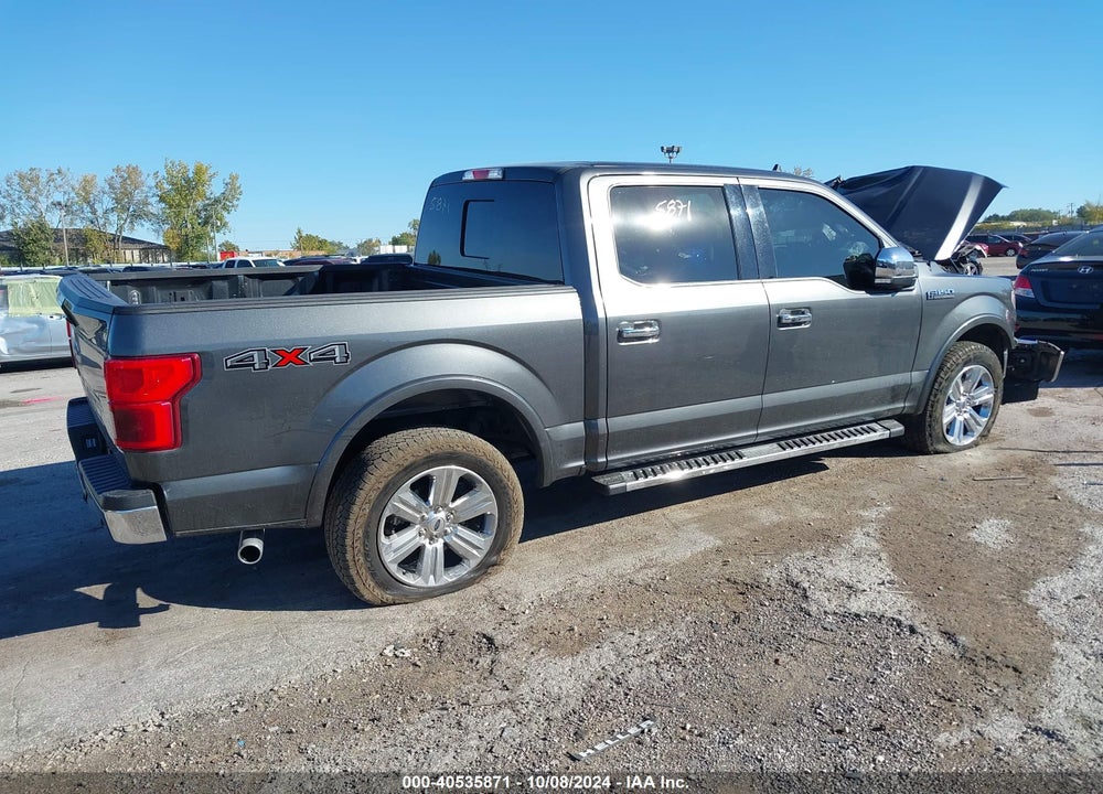 2019 FORD F-150 LARIAT VIN: 1FTEW1E58KFB60111