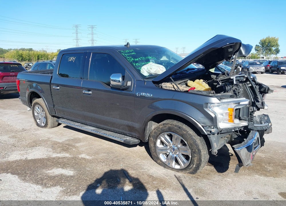 2019 FORD F-150 LARIAT VIN: 1FTEW1E58KFB60111