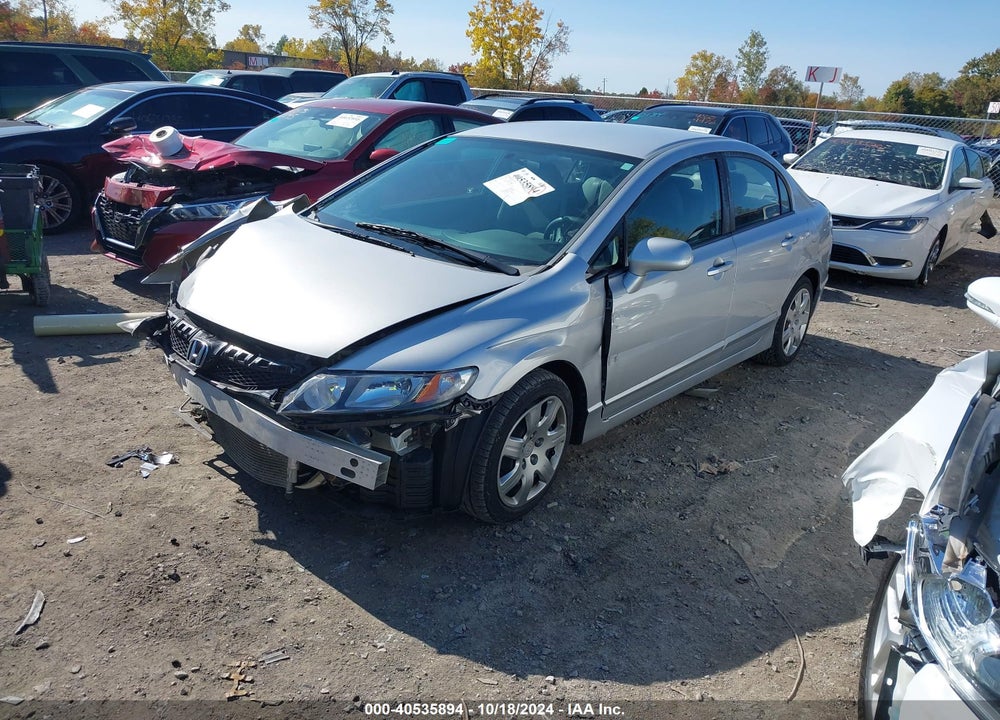 2009 HONDA CIVIC LX VIN: 1HGFA16599L028697