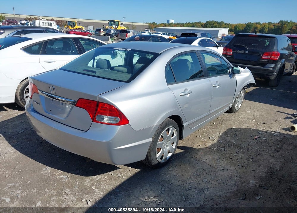 2009 HONDA CIVIC LX VIN: 1HGFA16599L028697