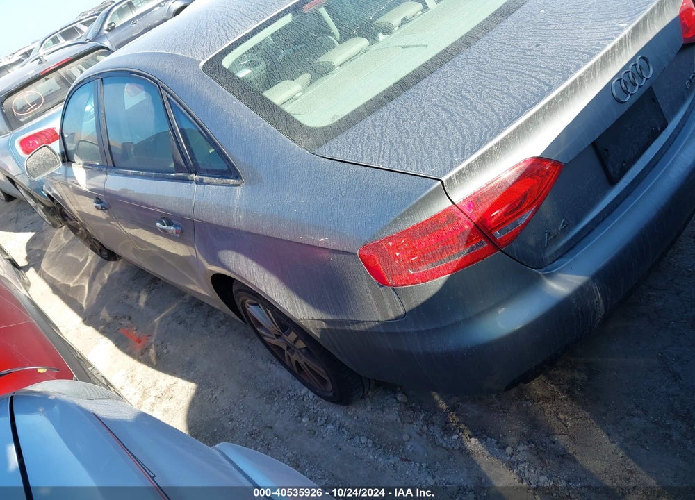 2009 AUDI A4 2.0T PREMIUM VIN: WAUJF78K59N060449