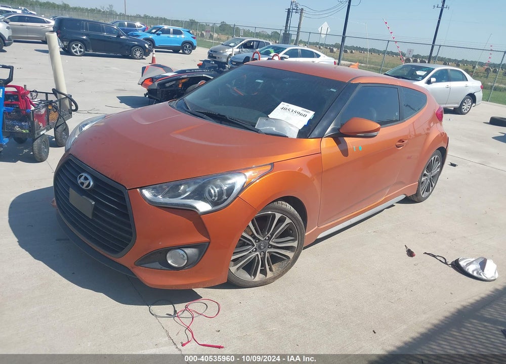 2016 HYUNDAI VELOSTER TURBO VIN: KMHTC6AE7GU275574