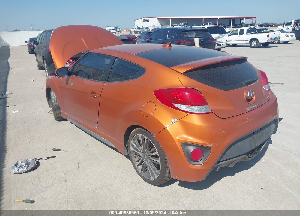 2016 HYUNDAI VELOSTER TURBO VIN: KMHTC6AE7GU275574