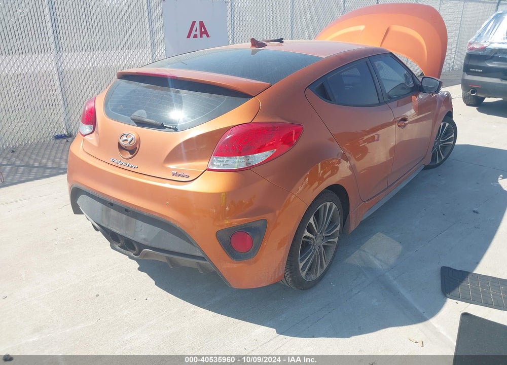 2016 HYUNDAI VELOSTER TURBO VIN: KMHTC6AE7GU275574