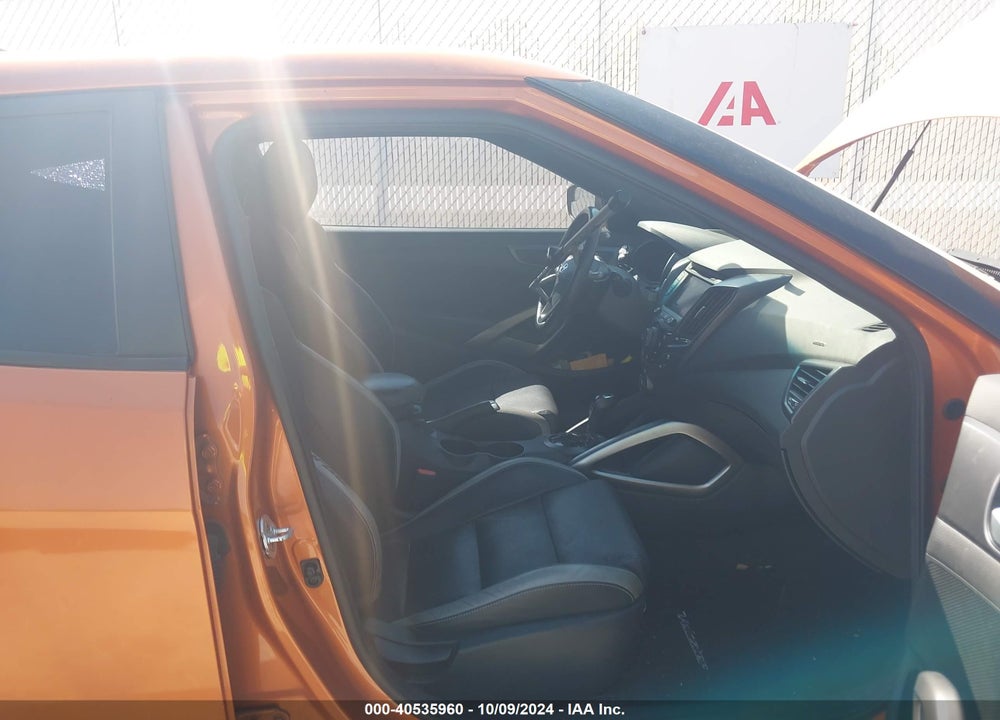 2016 HYUNDAI VELOSTER TURBO VIN: KMHTC6AE7GU275574
