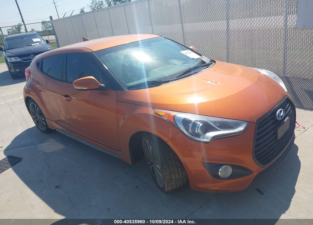 2016 HYUNDAI VELOSTER TURBO VIN: KMHTC6AE7GU275574