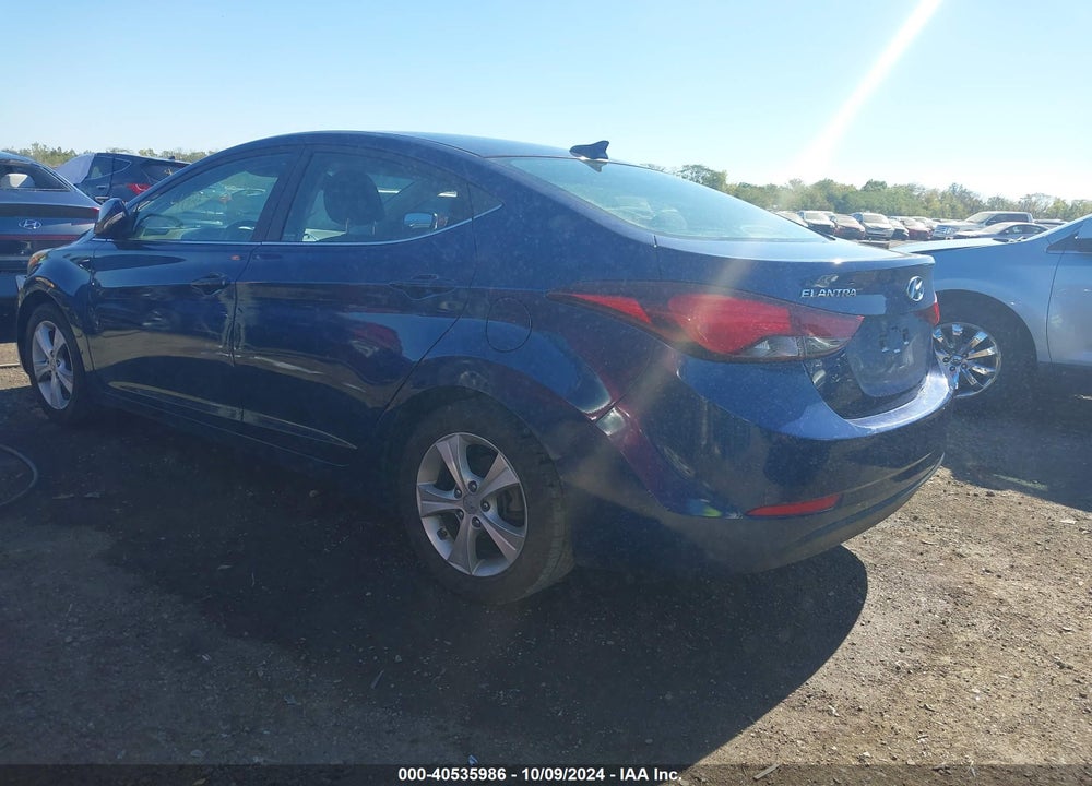 2016 HYUNDAI ELANTRA VALUE EDITION VIN: 5NPDH4AE7GH766090