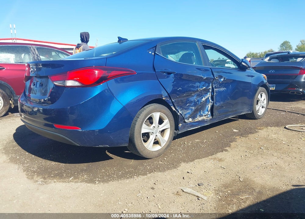 2016 HYUNDAI ELANTRA VALUE EDITION VIN: 5NPDH4AE7GH766090