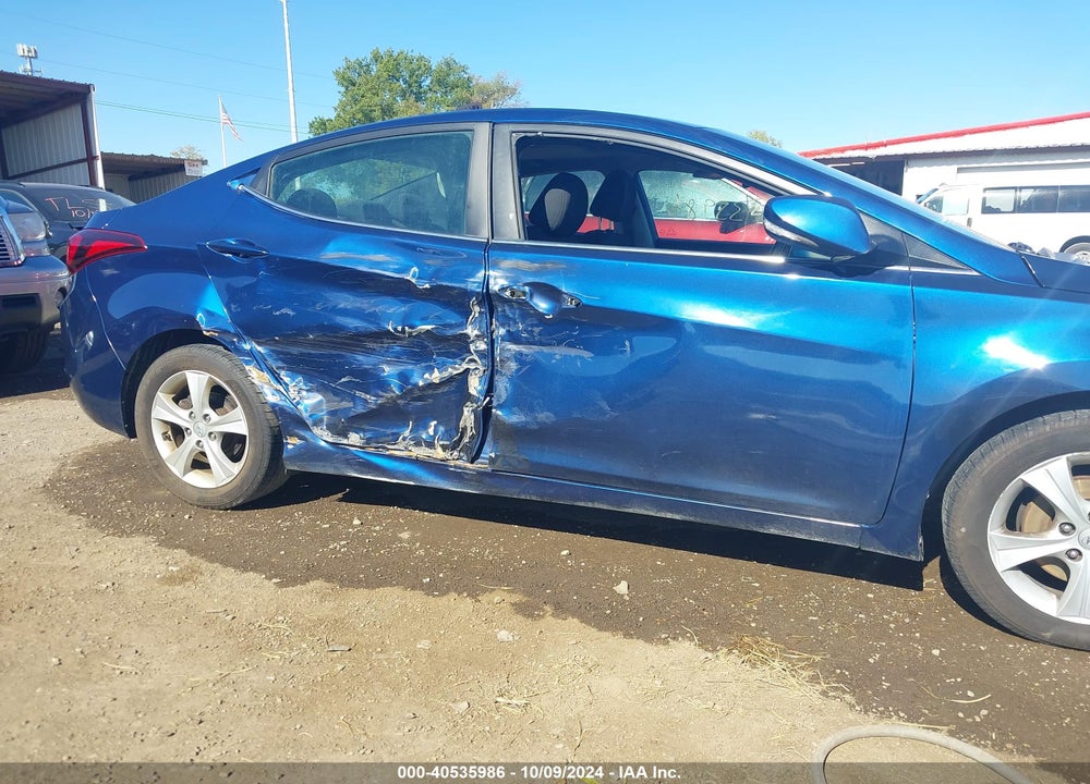 2016 HYUNDAI ELANTRA VALUE EDITION VIN: 5NPDH4AE7GH766090