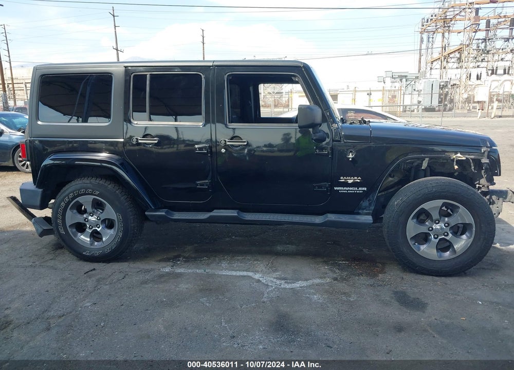2016 JEEP WRANGLER UNLIMITED SAHARA VIN: 1C4BJWEG3GL135402