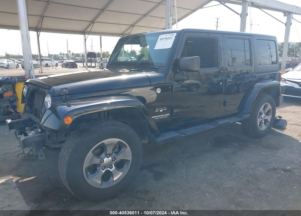 2016 JEEP WRANGLER UNLIMITED SAHARA VIN: 1C4BJWEG3GL135402