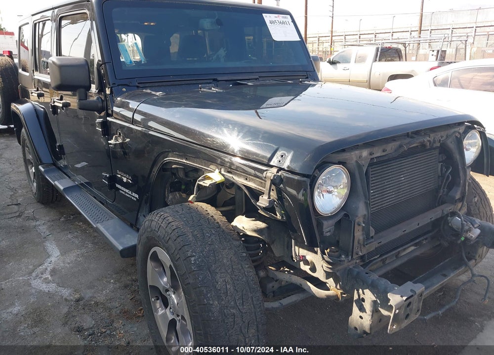 2016 JEEP WRANGLER UNLIMITED SAHARA VIN: 1C4BJWEG3GL135402