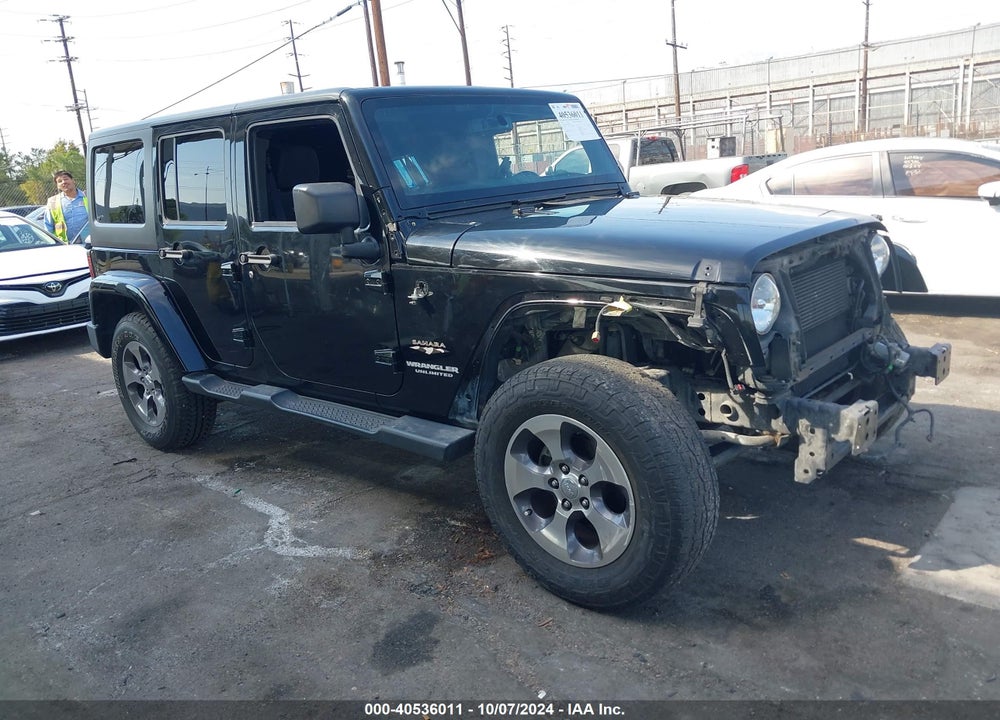 2016 JEEP WRANGLER UNLIMITED SAHARA VIN: 1C4BJWEG3GL135402