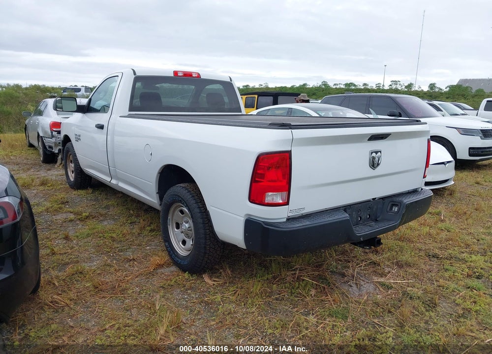 2021 RAM 1500 CLASSIC TRADESMAN 4X2 8' BOX VIN: 3C6JR6DG8MG705349