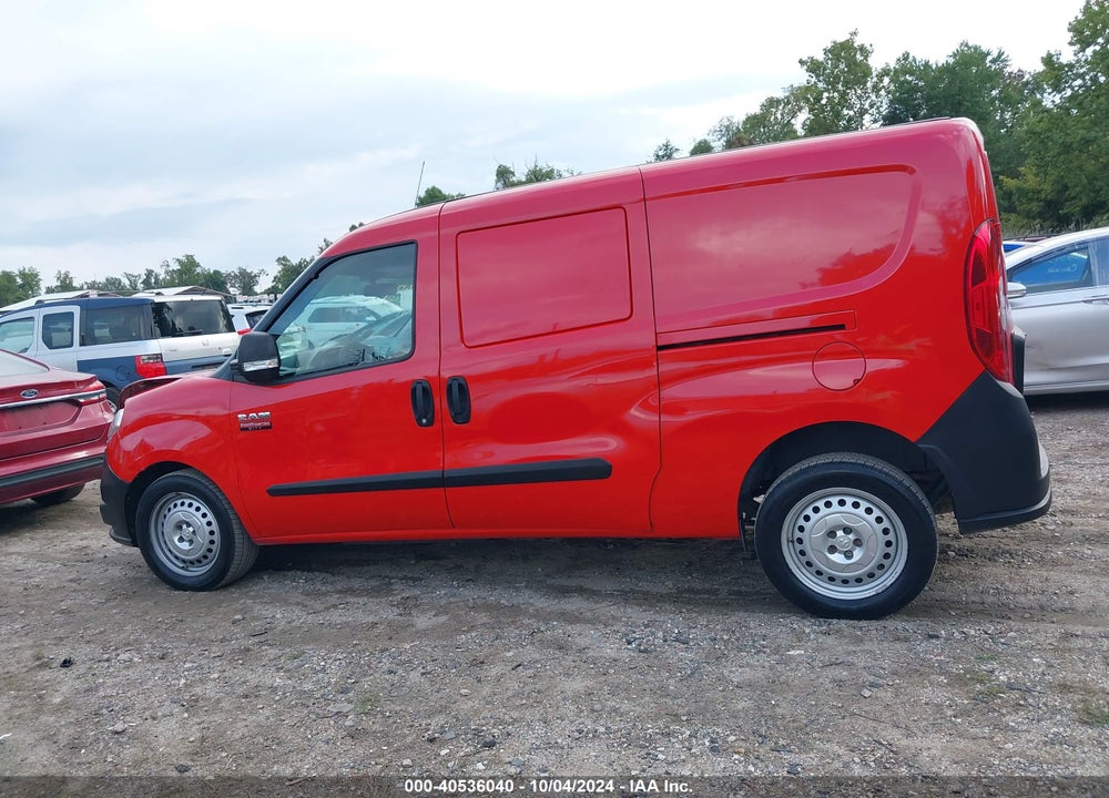 2016 RAM PROMASTER CITY TRADESMAN VIN: ZFBERFAT1G6B05876