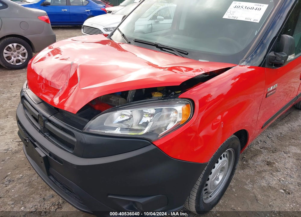 2016 RAM PROMASTER CITY TRADESMAN VIN: ZFBERFAT1G6B05876