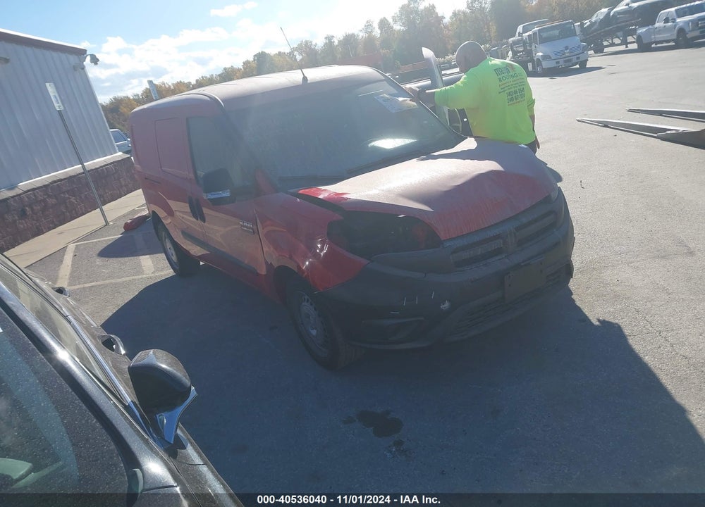 2016 RAM PROMASTER CITY TRADESMAN VIN: ZFBERFAT1G6B05876