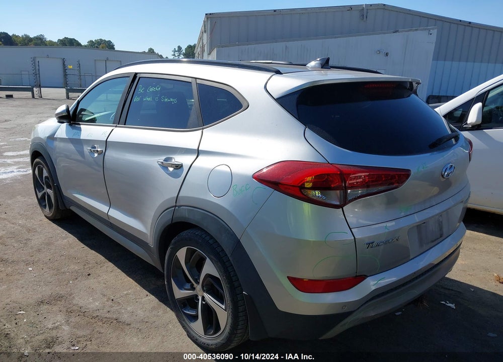 2017 HYUNDAI TUCSON LIMITED VIN: KM8J33A2XHU344335